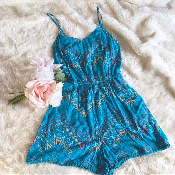 Tops - Boho shorts romper size small